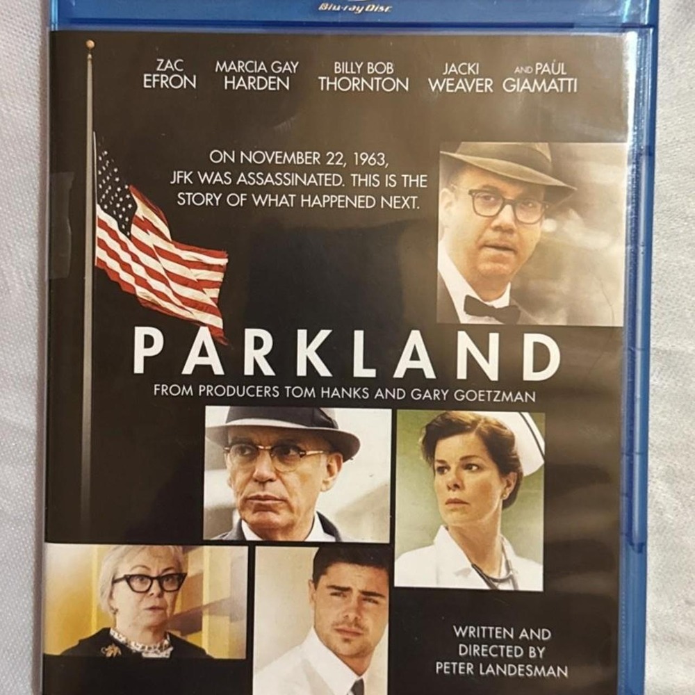 Parkland Blu-ray Movie Zac Efron Billy Bob Thornton JFK Drama 2013 Film